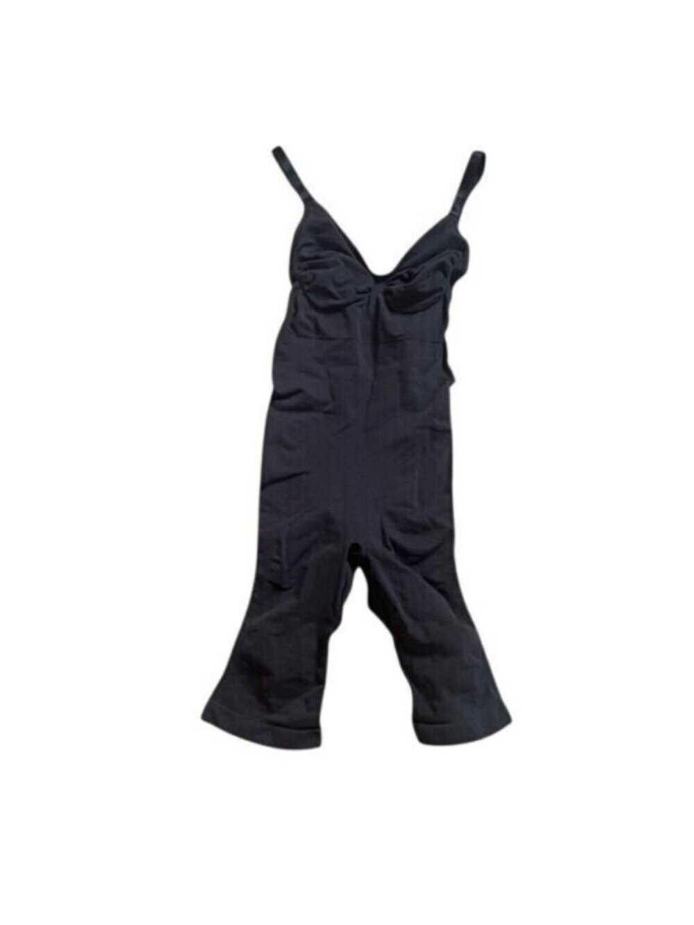NWOT SKIMS Seamless Sculpt Mid Thigh Bodysuit Onyx Black Small MSRP $74